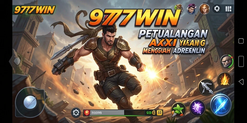 Screenshot utama 9777WIN menampilkan aksi seru dan grafis memukau.