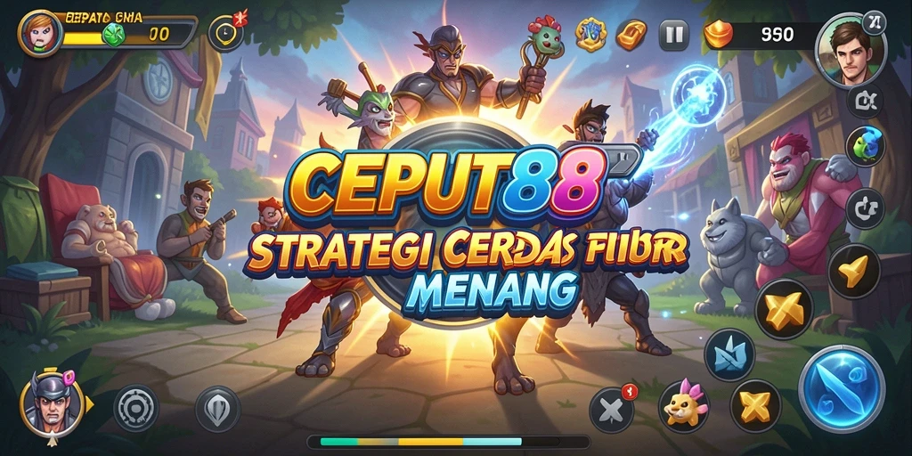 Screenshot gameplay menunjukkan aksi mendebarkan dalam strategi permainan.