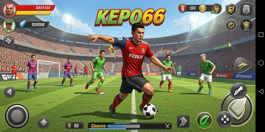 Tampilan gameplay seru dalam KEPO66 dengan berbagai cabang olahraga.