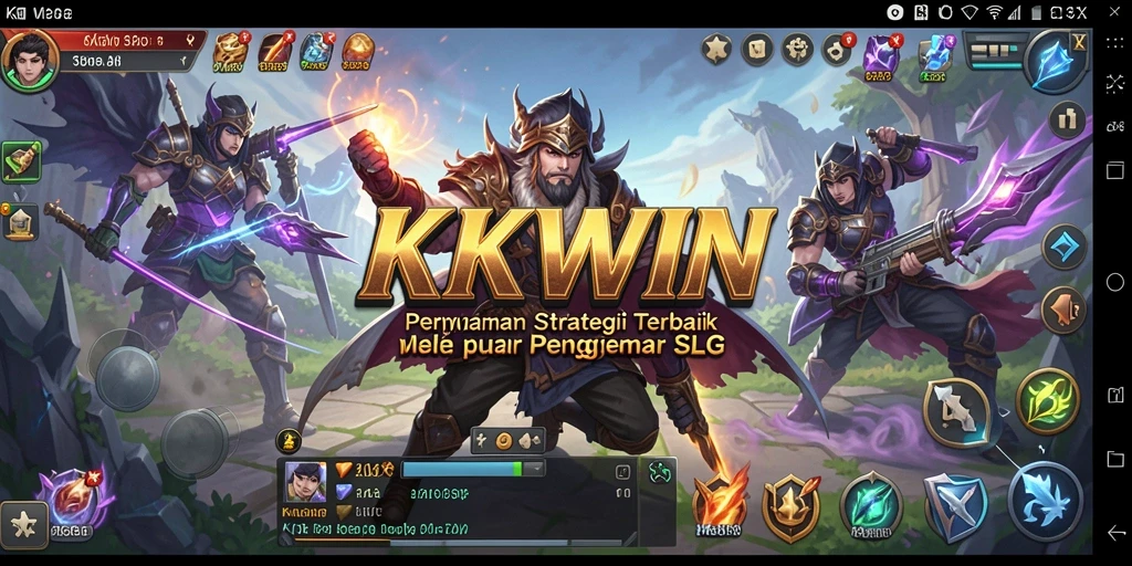 Tangkapan layar yang menampilkan aksi seru dalam gameplay SLG.