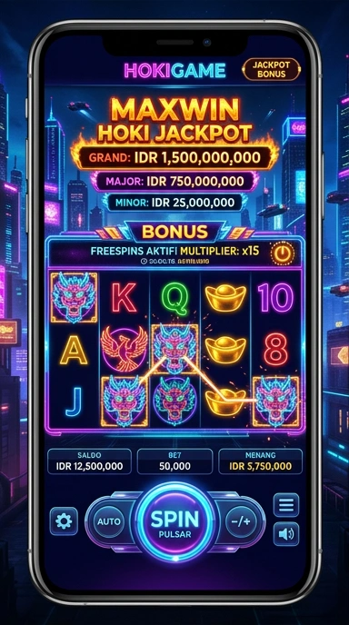 Fitur keamanan aplikasi Hokigame yang menjamin keamanan data pengguna.